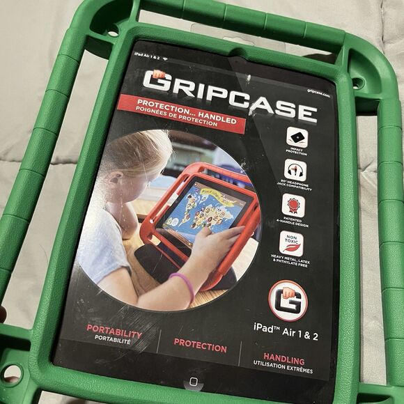 Gripcase for iPad Air 1/2, iPad 5th gen & iPad 6th gen Green NEW - Picture 2 of 7